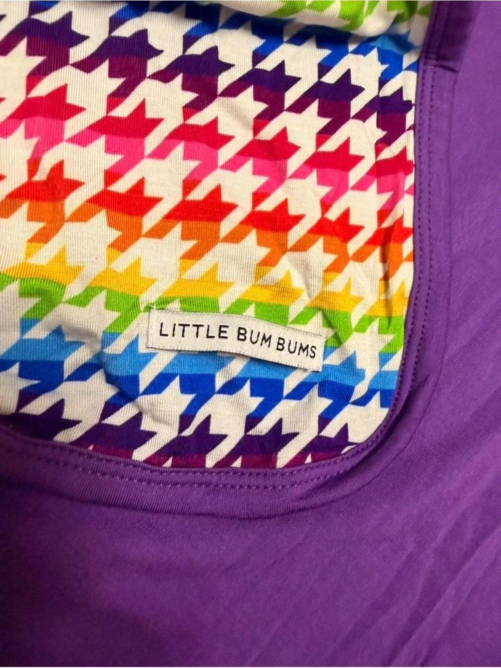 Little Bum Bums Bamboo Rainbow Houndstooth Newborn Gift NWT Zippy Blanket Bow